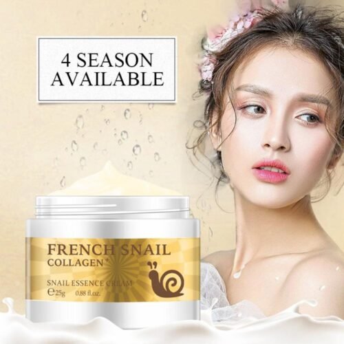 25g Snail Face Cream Hyaluronic Acid Moisturizing Anti Wrinkle Anti Aging Collagen